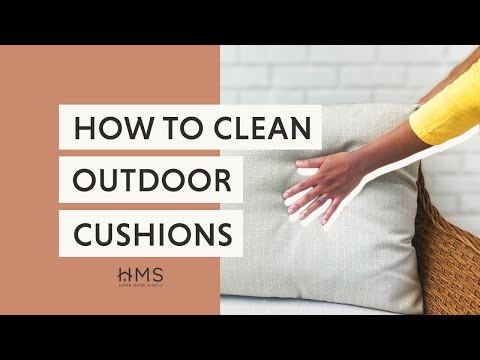 HOW TO CLEAN OUTDOOR CUSHIONS
