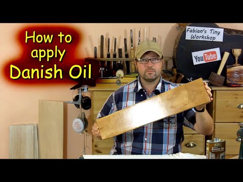 How to apply Danish Oil